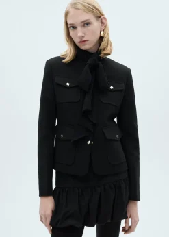 MANGO Spódnice*Minispódniczka bombka z falbanką