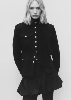 MANGO Spódnice*Minispódniczka bombka z falbanką