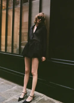 MANGO Spódnice*Minispódniczka bombka z niskim stanem