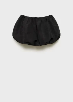 MANGO Spódnice*Minispódniczka bombka z niskim stanem