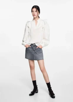 MANGO Spódnice*Minispódniczka dżinsowa