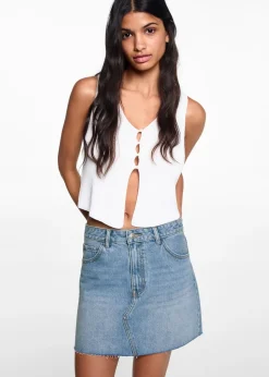 MANGO Spódnice*Minispódniczka dżinsowa