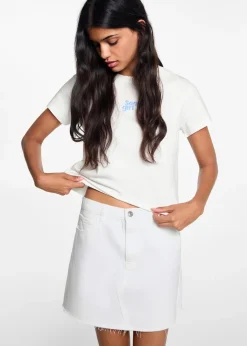 MANGO Spódnice*Minispódniczka dżinsowa