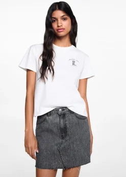 MANGO Spódnice*Minispódniczka dżinsowa