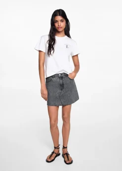 MANGO Spódnice*Minispódniczka dżinsowa