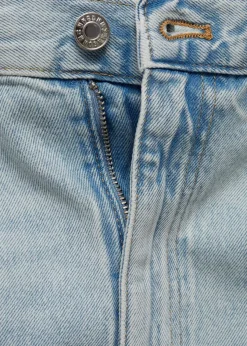 MANGO Spódnice*Minispódniczka dżinsowa z postrzępionym dołem