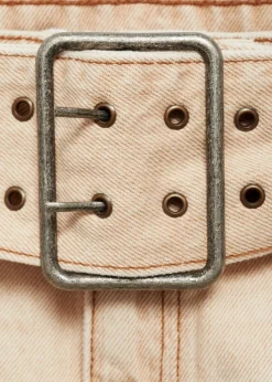 MANGO Spódnice*Minispódniczka dżinsowa z paskiem