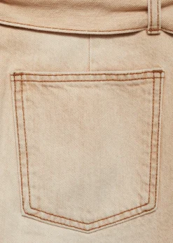 MANGO Spódnice*Minispódniczka dżinsowa z paskiem