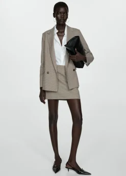 MANGO Spódnice*Minispódniczka w pepitkę