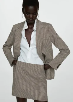 MANGO Spódnice*Minispódniczka w pepitkę