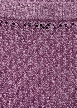 MANGO Spódnice*Minispódniczka z ażurowej dzianiny