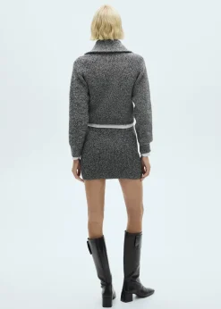 MANGO Spódnice*Minispódniczka z melanżowej dzianiny