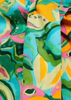 MANGO Spódnice*Minispódniczka z nadrukiem i wiązaniem