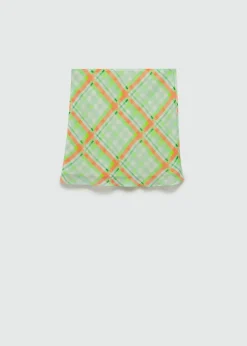MANGO Spódnice*Minispódniczka z nadrukiem w kratę