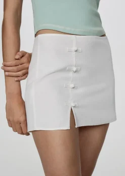 MANGO Spódnice*Minispódniczka z ozdobnymi guzikami
