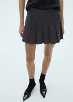 MANGO Spódnice*Minispódniczka z zakładkami