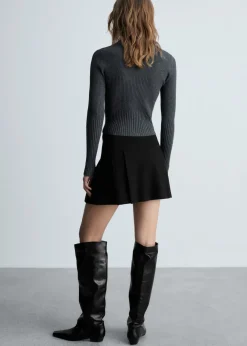 MANGO Spódnice*Minispódniczka z zakładkami