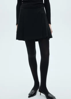 MANGO Spódnice*Minispódniczka z zakładkami