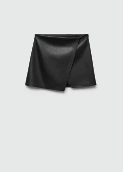 MANGO Spódnice*Minispódniczka ze sztucznej skóry