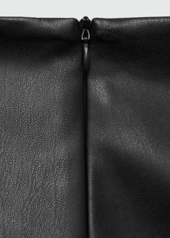 MANGO Spódnice*Minispódniczka ze sztucznej skóry