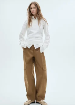 MANGO Buty*Mokasyny skórzane z chwostami