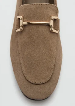 MANGO Buty|Akcesoria Skórzane*Mokasyny skórzane z dwoiny