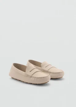 MANGO Buty|Akcesoria Skórzane*Mokasyny skórzane z dwoiny