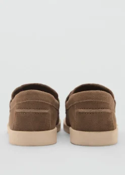 Dzieci MANGO Buty*Mokasyny skórzane z dwoiny