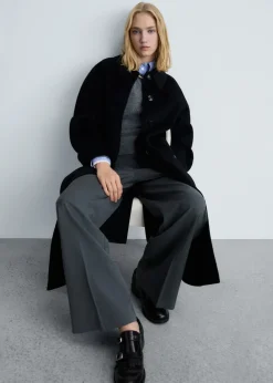 MANGO Buty|Akcesoria Skórzane*Mokasyny skórzane z metalowym elementem