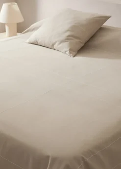 MANGO Narzuty*Narzuta z bawełny haftowana w linie