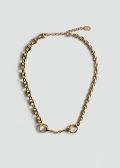 MANGO Biżuteria*Naszyjnik mieszane ogniwa