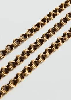 MANGO Biżuteria*Naszyjnik mieszane ogniwa