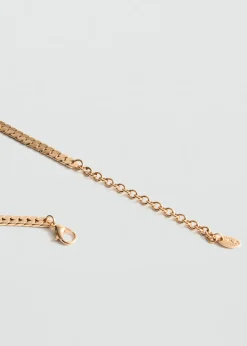 MANGO Biżuteria*Naszyjnik płaski łańcuszek