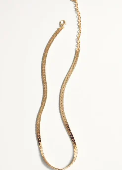 MANGO Biżuteria*Naszyjnik płaski łańcuszek