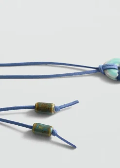 MANGO Biżuteria*Naszyjnik sznurek z wisiorem