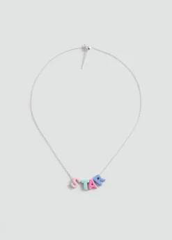 Dzieci MANGO Biżuteria|Akcesoria*Naszyjnik z koralików z literami