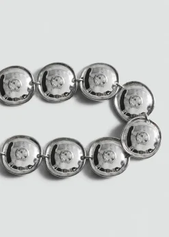 MANGO Biżuteria*Naszyjnik z monet z kryształkami