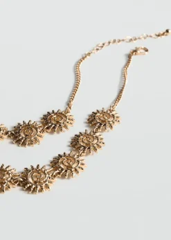 MANGO Biżuteria*Naszyjnik ze słońcami