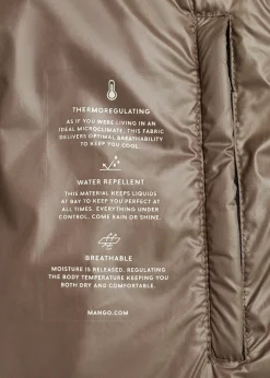 MANGO Płaszcze*Nieprzemakalna, pikowana kurtka