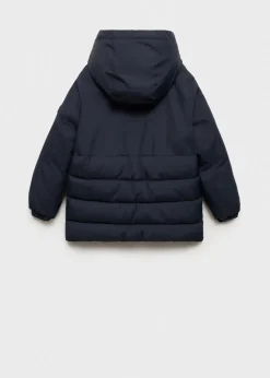 Dzieci MANGO Płaszcze I Kurtki*Nieprzemakalna pikowana kurtka z kapturem
