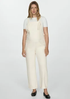 MANGO Sukienki I Kombinezony*Ogrodniczki dżinsowe ciążowe