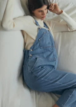 MANGO Sukienki I Kombinezony*Ogrodniczki dżinsowe ciążowe