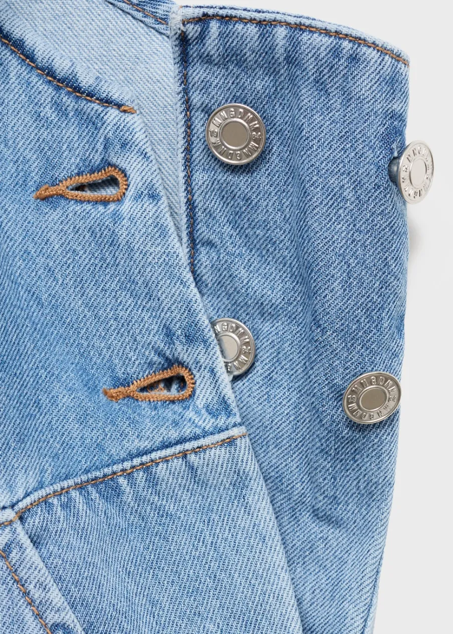 MANGO Sukienki I Kombinezony*Ogrodniczki dżinsowe ciążowe