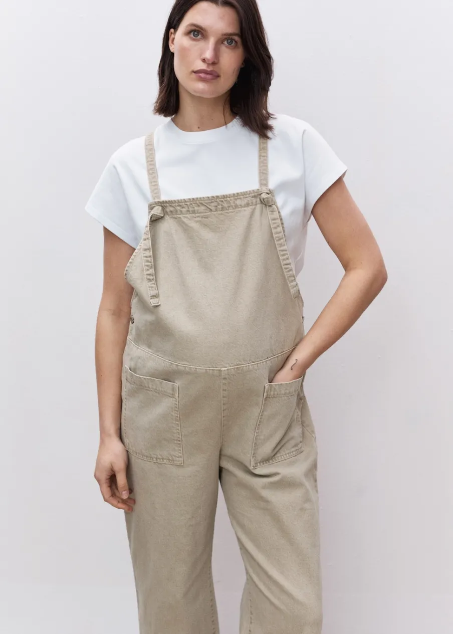 MANGO Sukienki I Kombinezony*Ogrodniczki dżinsowe ciążowe