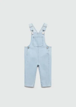 Dzieci MANGO Dżinsy*Ogrodniczki dżinsowe z prostymi nogawkami
