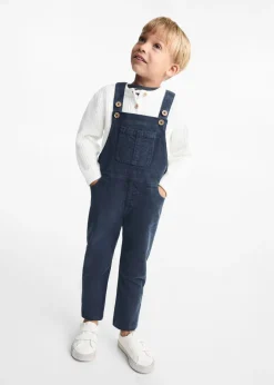 Dzieci MANGO Dżinsy*Ogrodniczki sztruksowe z kieszenią