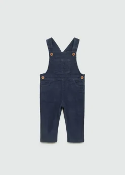 Dzieci MANGO Dżinsy*Ogrodniczki sztruksowe z kieszenią