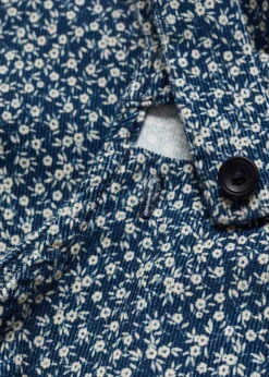 Dzieci MANGO Sukienki I Kombinezony*Ogrodniczki ze sztruksu z kwiatowym wzorem