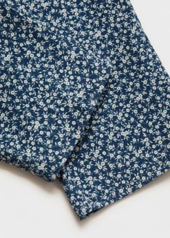 Dzieci MANGO Sukienki I Kombinezony*Ogrodniczki ze sztruksu z kwiatowym wzorem