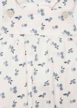 Dzieci MANGO Sukienki/pajacyki*Ogrodniczki ze sztruksu z nadrukiem